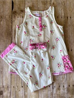 SweetHoney Floral and Striped PJs